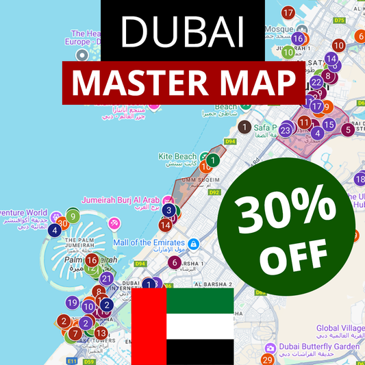 Dubai Master Map (2025) by Reformatt