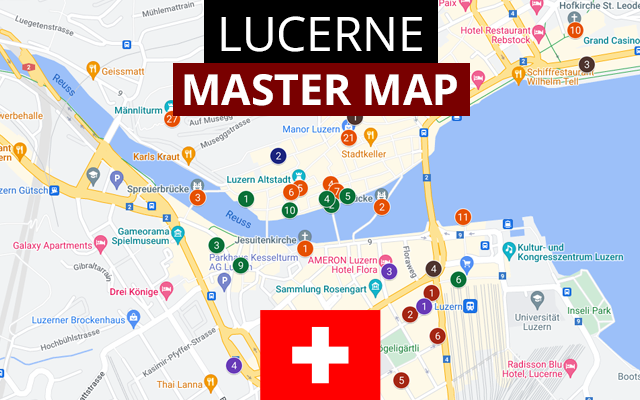 Lucerne Master Map (2024) by Reformatt – Reformatt Maps