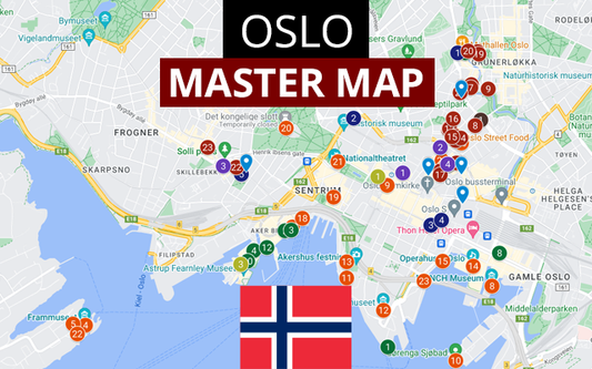 Oslo Master Map (2024) by Reformatt