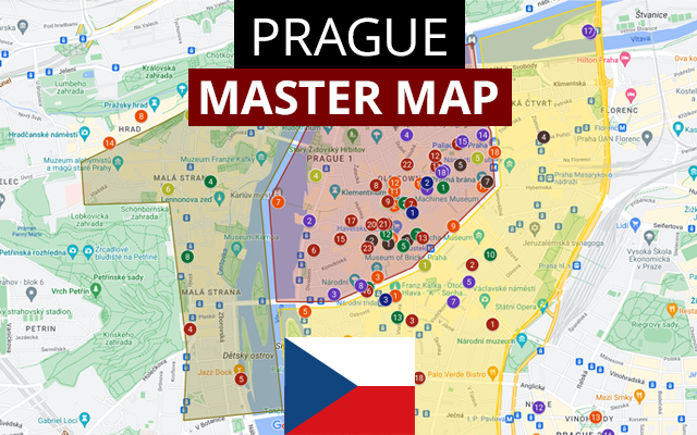 Prague Master Map (2024) by Reformatt